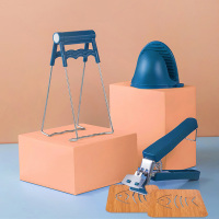 佳驰 厨房防烫夹套装取碗取盘提盘器不锈钢碗夹盘子夹防滑家用硅胶防烫六件套 JC-6453