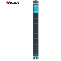 公牛(BULL)防雷PDU机柜插座1.8米 GNE-108T 8位总控全长/插线板/插排/排插/接线板/拖线板