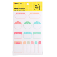 齐心 C6452 防水姓名贴 14枚张1张 yz