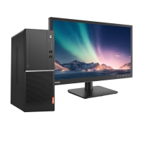 联想M5900dR5-3400 WIN10+Office 8G 1T 主机 23.8英寸显示器