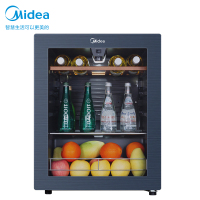 美的(Midea)66升 家用红酒柜冰吧 冷藏雪茄酒柜 茶叶化妆品小型 啤酒柜