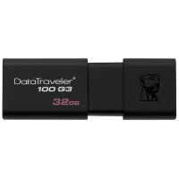 金士顿(Kingston) 32GB USB3.0 U盘 DT100G3 黑色 滑盖设计 时尚便利