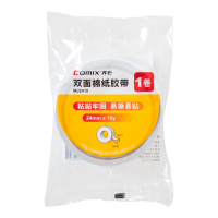 齐心 MJ2410 双面棉纸胶带 yz