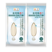 金龙鱼优+活性发酵空心挂面600g*2 家庭装面条 袋装挂面