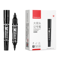 齐心 MK832 大双头记号笔 线幅2-6mm yz