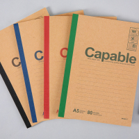 晨光(M&G)文具A5/80页办公记事本软抄本 笔记本子5本装APYJU550