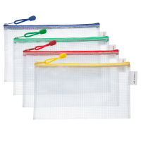 齐心 A1159 增值税网格拉链袋 yz