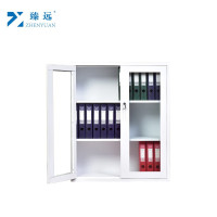 臻远 1090玻门对开器械柜 ZY-WJGA-21 1090*900*400mm 灰白色(台)