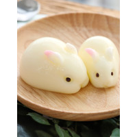 果冻硅胶模具 6连小号兔子硅胶模