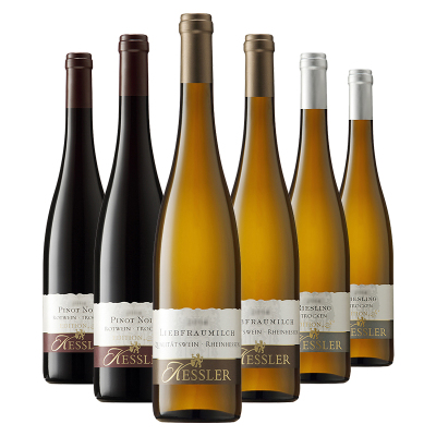 德国进口红酒 凯斯勒酒庄3个品种组合装葡萄酒750ml*6瓶 整箱装