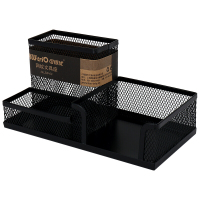 可得优 ZW-03 多功能简约笔筒 可放三针一钉 金属 1个