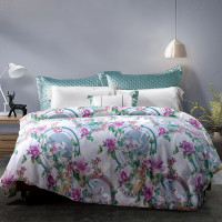 富安娜蚕丝被-白沚临鸳200*230