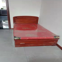 隆博盛景 实木床1.8米双人床现代简约经济型1800*2000*450mm