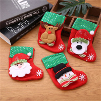 圣诞袜 圣诞袜子礼物袋挂件 10个/件 单位:件