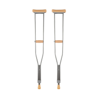 双拐 拐杖 手杖 铝合金伸缩棍加厚 一对 158-178cm