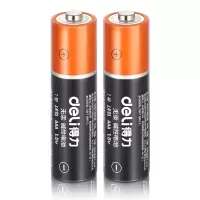 得力(deli)18504 7号碱性电池 适用于儿童玩具/血压计/血糖仪/电子门锁/鼠标/遥控器2粒装