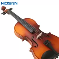 莫森(MOSEN)MS-838M 乌木纯手工小提琴考级款 自然风干西洋乐器 哑光