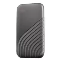 联想NVMe固态移动硬盘My Passport随行SSD版 2TB ( WDBAGF0020BGY ) 深空灰+硬盘包