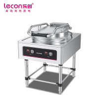 乐创(lecon) YCD-45A型 商用电饼铛 立式悬浮380V 大型双面加热