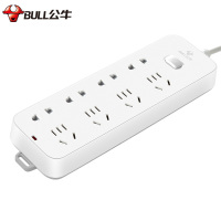 公牛(bull) GN-B3440 插座/插线板/插排/排插/接线板/拖线板 8位总控全长3米