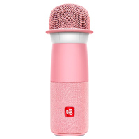 YJDF唱吧蓝牙音箱麦克风G1 (送底座)玄青色/粉色