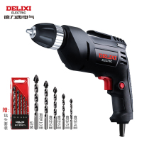 正反转手电钻德力西电气 电钻DED-A12 480W大功率手电钻自锁夹头交流电钻电动螺丝刀可调速正反转