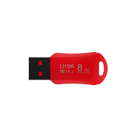 朗科(Netac)U196 U盘(WB)8GB USB2.0 黑旋风车载电脑两用闪存盘 单位:个