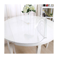 DP PVC全透明环保桌垫(圆形) 防烫防水防油透明桌垫 直径2.81米