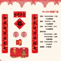宝荣洁(BAORONGJIE)财源广进对联大礼包 RJ-024