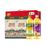 中粮福临门大礼包五谷杂粮礼盒粗粮组合装米面油送礼员工福利 福临门米面油礼盒C