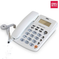 得力(deli)787 电话机 家用/固定电话/座机 商务/来电显示办公 颜色随机