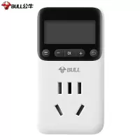 公牛(BULL)定时器插座/新国标电子定时通断电 20组定时器插座/转换器 7天24小时循环 GND-1(单位:个)