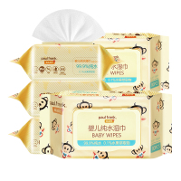 大嘴猴 婴儿手口湿巾 PFMY002 80抽/包 yz