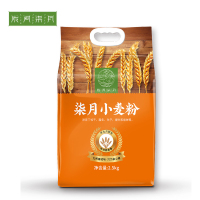 陇间柒月 柒月小麦粉 2.5kg 烘焙馒头饺子多用途中筋全麦面粉 华