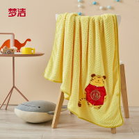 梦洁家纺 贝贝绒休闲毯 福运虎