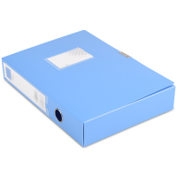 递乐(DiLe)正彩(ZNCI)1309 PP档案盒A4文件资料盒55mm办公用品文具单个装