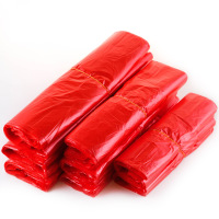 得丰 50*30cm 红色包装袋 红色塑料袋背心袋 5000只/包
