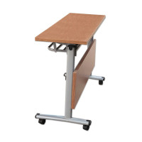 隆博盛景 折叠桌可移动床边简易桌办公桌800*400*970mm