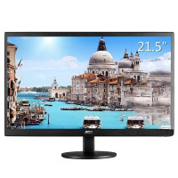 联想电脑 21.5英寸宽屏LED背光液晶电脑显示器(黑色)