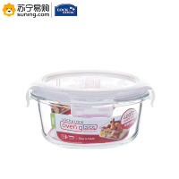 乐扣乐扣(LOCK&LOCK) 耐热玻璃小圆形保鲜盒 LLG821FU 380ml