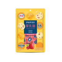 伊利伊家好奶酪厚乳酪圆圆双莓味100g(10袋)