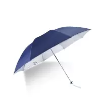 天堂伞 三折银胶晴雨伞