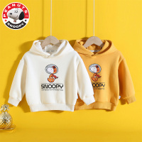 史努比(SNOOPY)男童秋季新款经典套头连帽卫衣儿童宝宝连帽套头衫童装HCB427-AF031