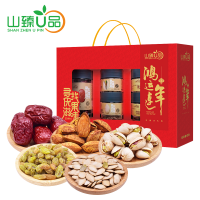 山臻U品(SHAN ZHEN U PIN) 鸿运连年干果礼盒 1196g