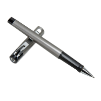 得力S96 0.7mm商务中性笔水笔签字笔 办公用品 12支/盒 黑