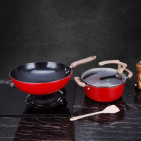 火象 HXG-TZ089 千福三件套锅具炒锅直径32cm/汤锅直径24cm