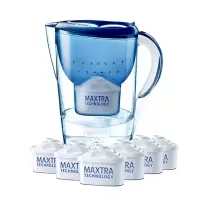 BRITA碧然德滤芯过滤净水器家用滤水壶净水壶3.5升Maxtra+滤芯6枚装