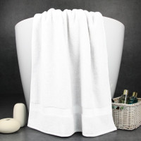 铭祖 浴巾 (WB)白色纯棉浴巾加大加厚吸水 白色80*160cm 单位:张
