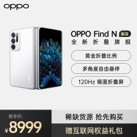 OPPO Find N 全新折叠旗舰 12GB+512GB 云端 双模5G 多角度自由悬停 120Hz镜面折叠屏手机