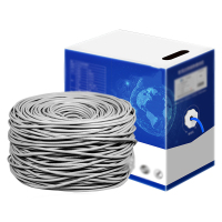 未易 纯铜超五类网线千兆家用高速网络线CAT5类POE监控宽带线300米整箱